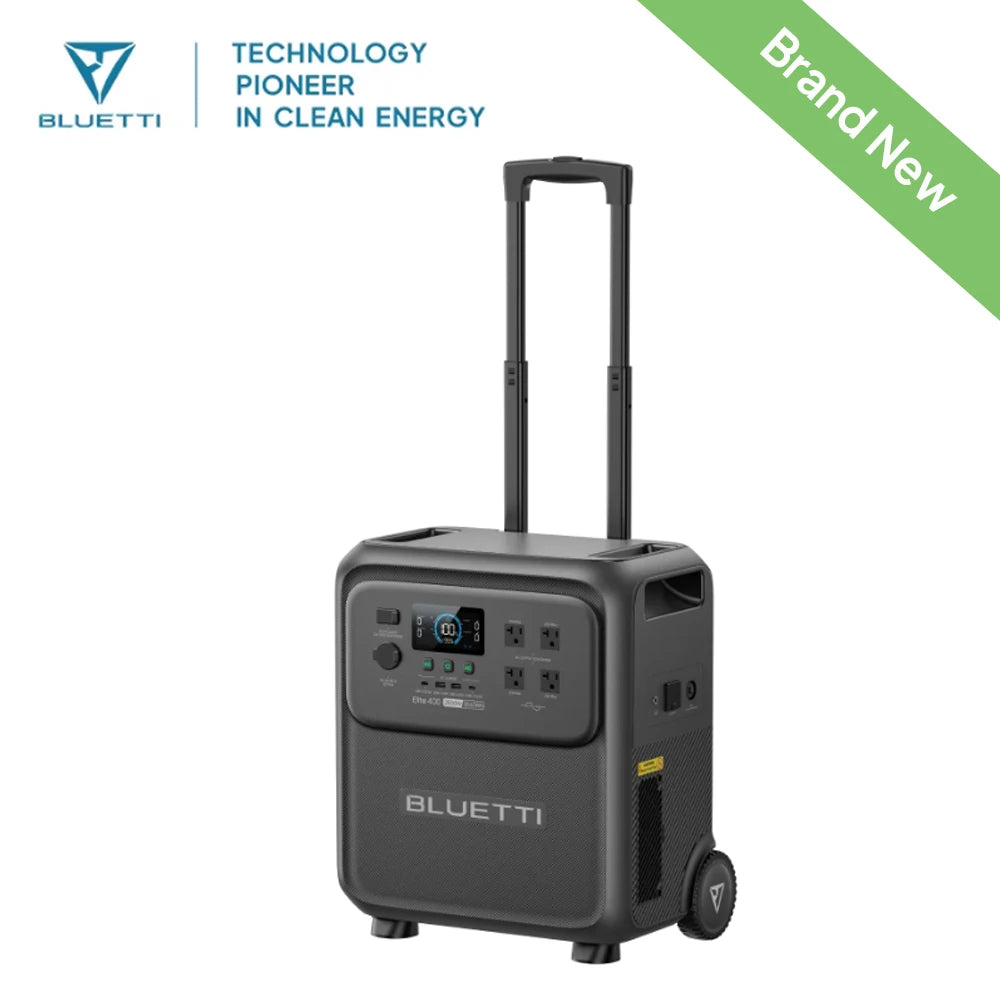BLUETTI Elite 400 Portable Power Station Solar Generator Backup Appliance