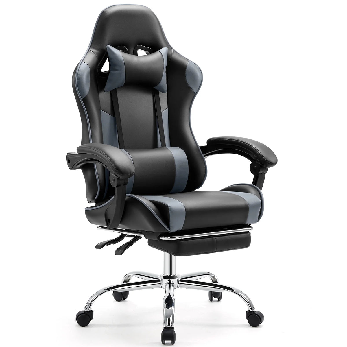 JHK Ergonomic Racing Gaming Chair With Adjustable Headrest And Lumbar