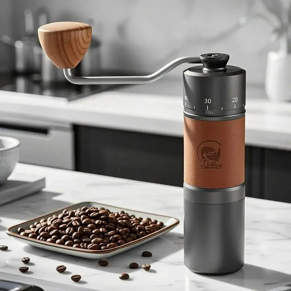 RECAFIMIL Manual Coffee Grinder CNC Adjustable Burr Stainless Steel