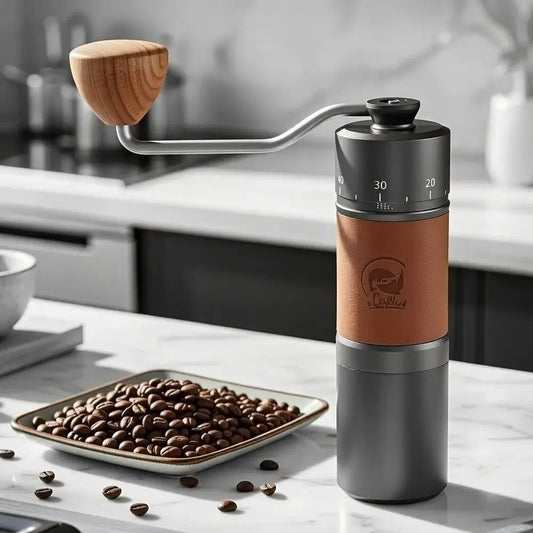 RECAFIMIL Manual Coffee Grinder CNC Adjustable Burr Stainless Steel