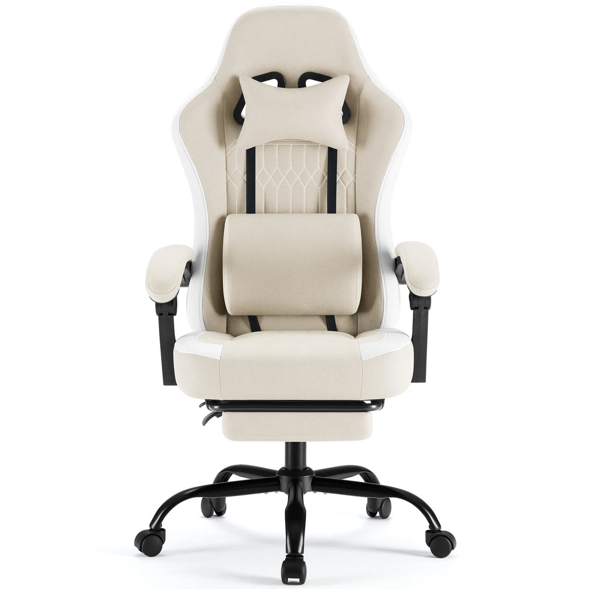 JHK Ergonomic Gaming Chair Adjustable Height Lumbar Support Home Office