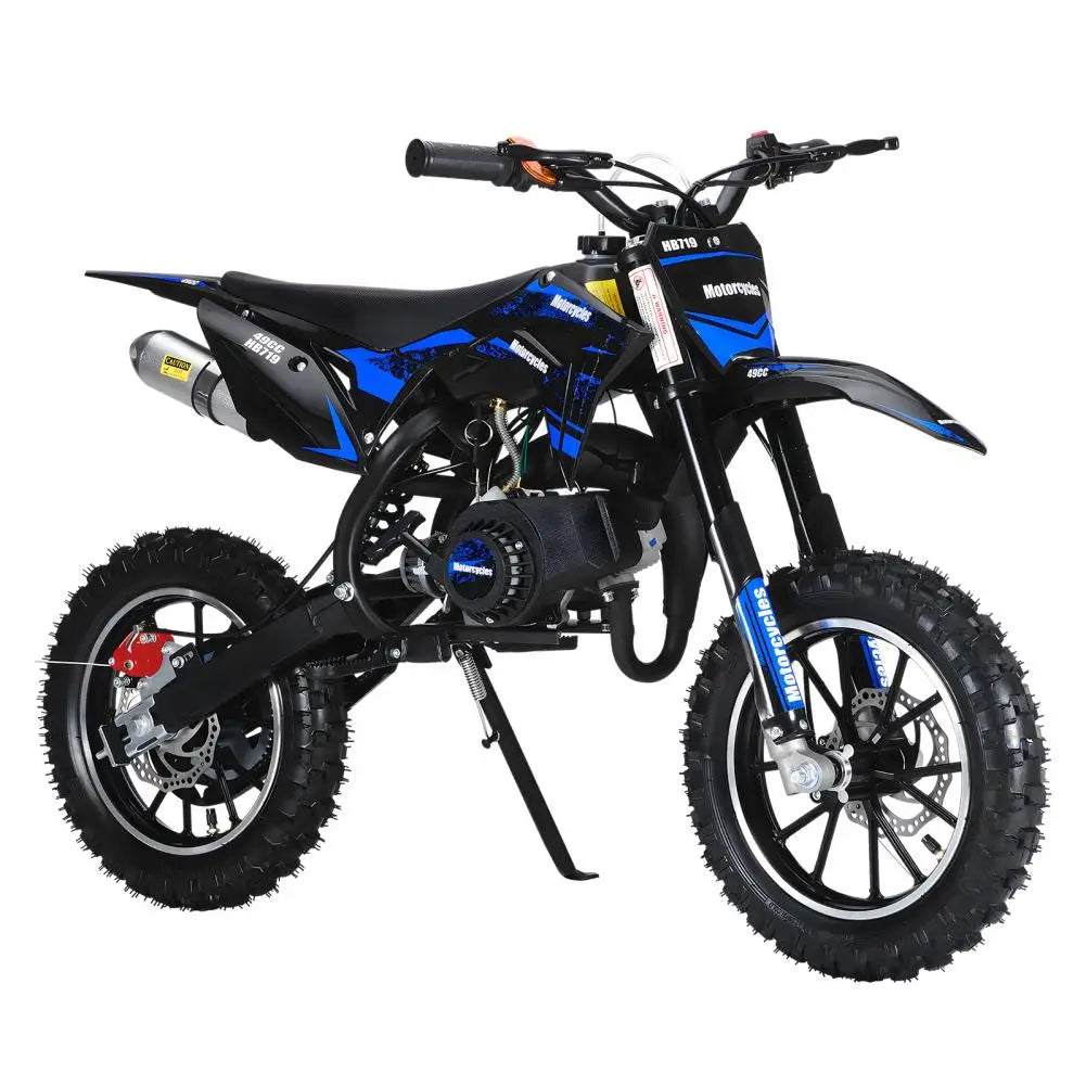 Gas Powered Kids Dirt Bike 49cc 2 Stroke Pocket Motorbike