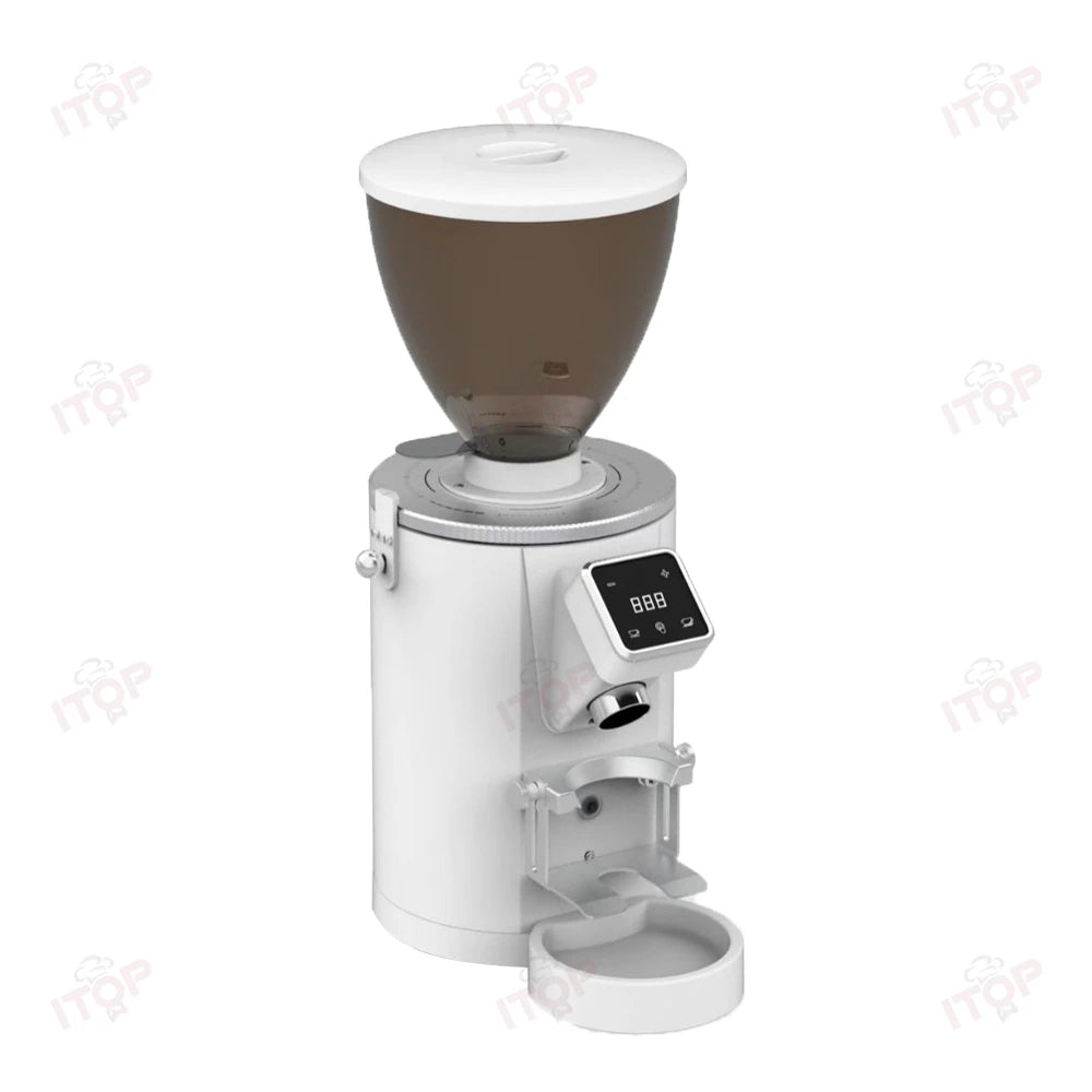 SUBARASI 64mm Commercial Coffee Grinder With Stainless Steel Flat Burr