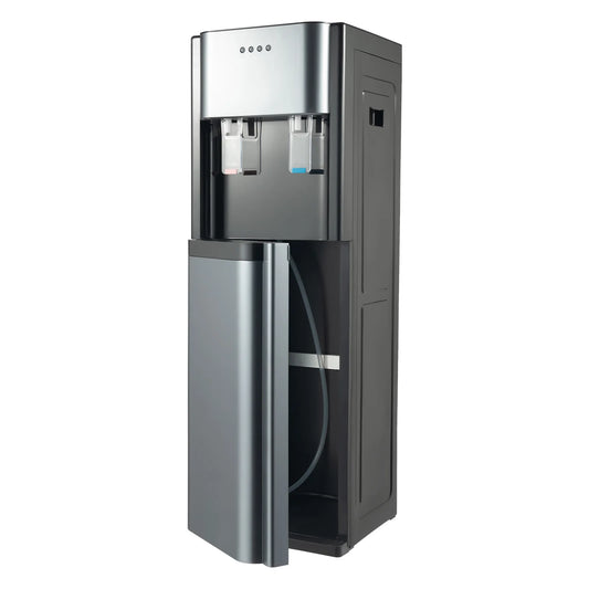 110V Bottom Loading Water Dispenser 304 Stainless Steel Liner Hot Cold Water Cooler Floor Standing Drinking Water Machine