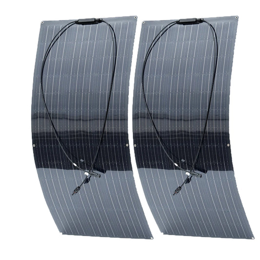 BOGUANG Semi-Flexible Solar Panel Balcony Photovoltaic PV 1500W 600W 450W 300W 150W 12 Volt | IP67 | Grade A Cells | PET | ETFE