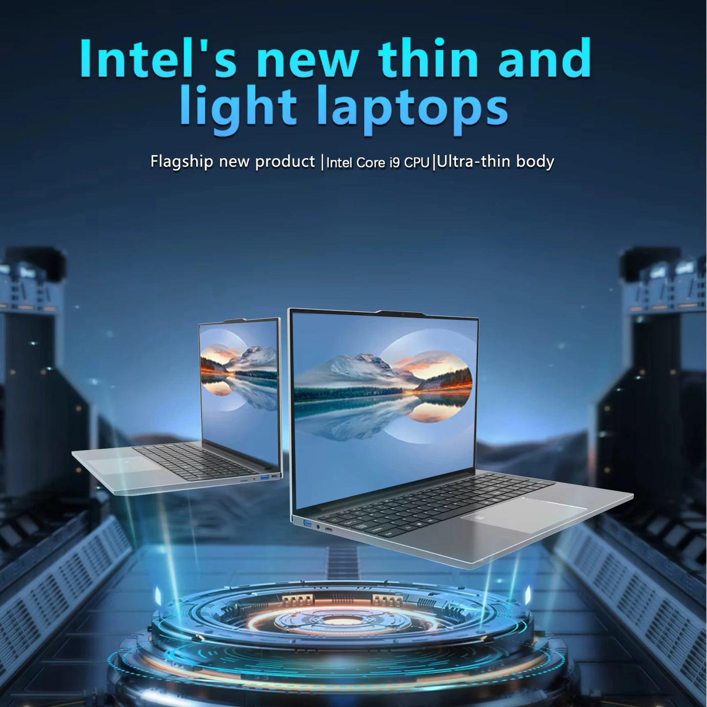 15.6" Portable intel Core i9-9900U Windows 11 Pro 16GB RAM 1/2TB SSD Fingerprint keypad backlight Office Gaming Laptop