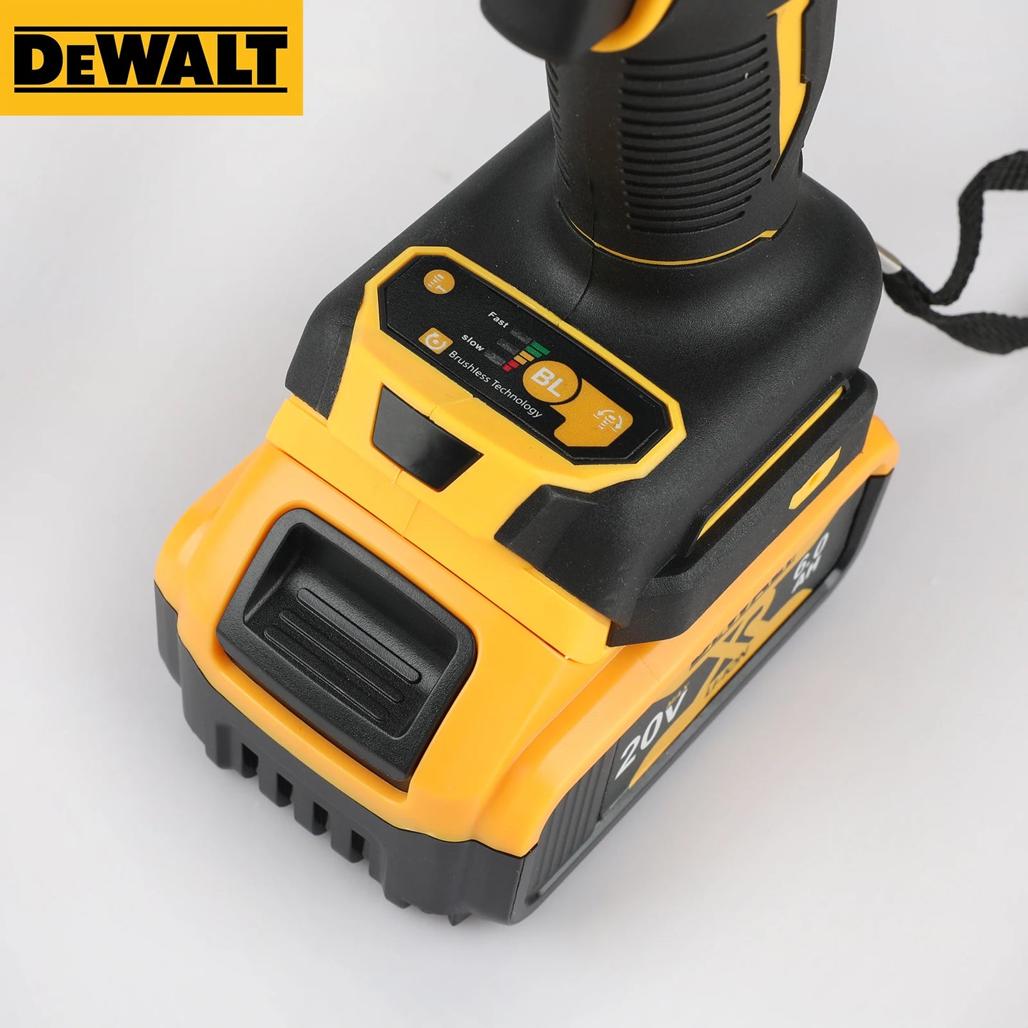 DEWALT DCF922 20V MAX 1/2" Brushless Impact Wrench, 205Nm 150ft-lbs 2500 RPM 3-Speed Compact Cordless Naked Tool