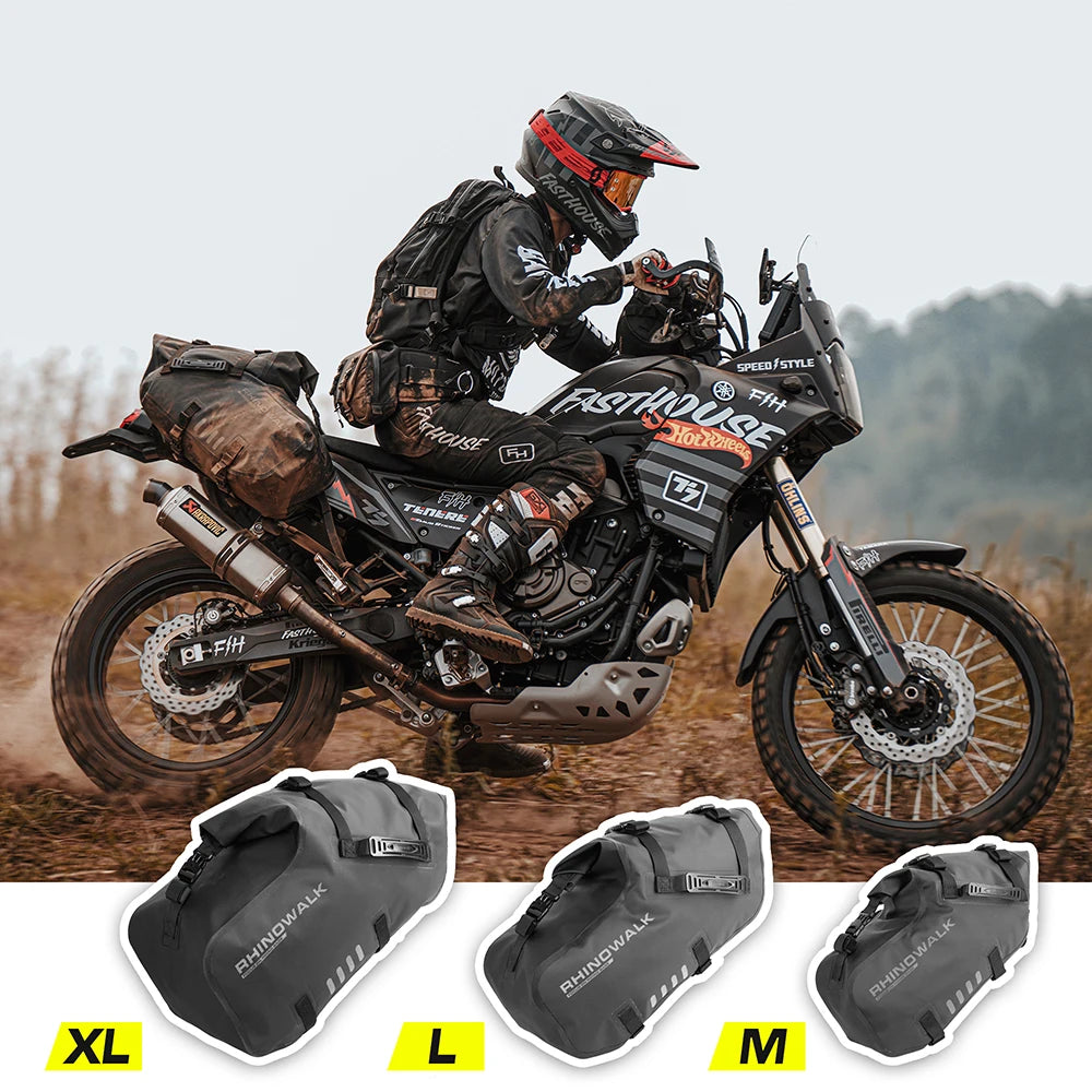 Waterproof Universal Motorcycle Saddle Bags For Outdoor Travel