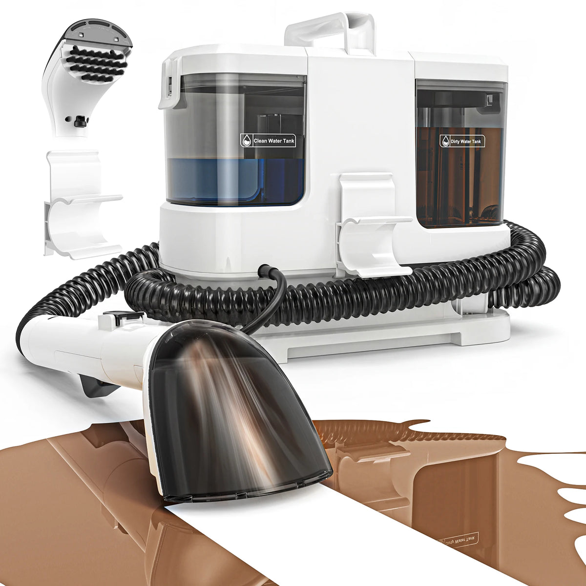 Lubluelu Portable Carpet And Upholstery Spot Cleaner Machine