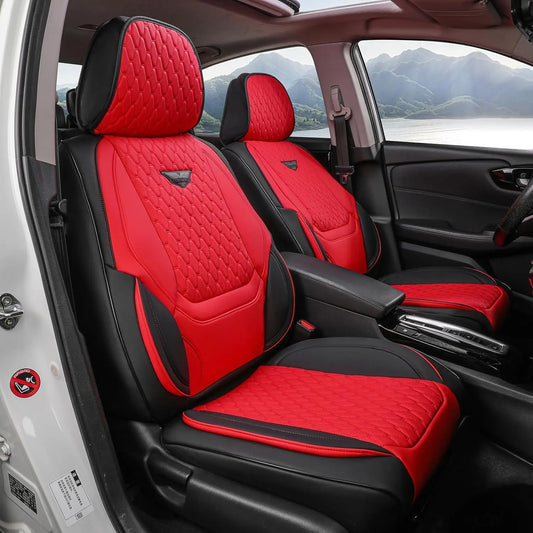 EKR Universal Car Seat Covers Waterproof Leather All Season