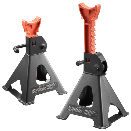 SucceBuy Jack Stands 3 Ton/6 Ton Capacity Heavy Duty Steel Jack Auto Stands with Locking for Lifting SUV Pickup Car and UTV/ATV
