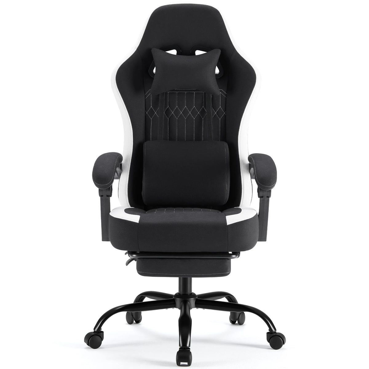 JHK Ergonomic Gaming Chair Adjustable Height Lumbar Support Home Office