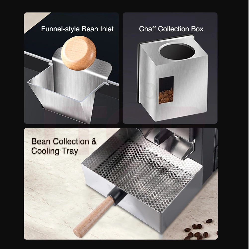 ITOP CBR4 200g Coffee Roaster Dual System Chaff Box