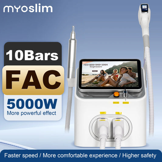 Myoslim 5000W Professional 808 Laser Hair And Tattoo Removal Machine
