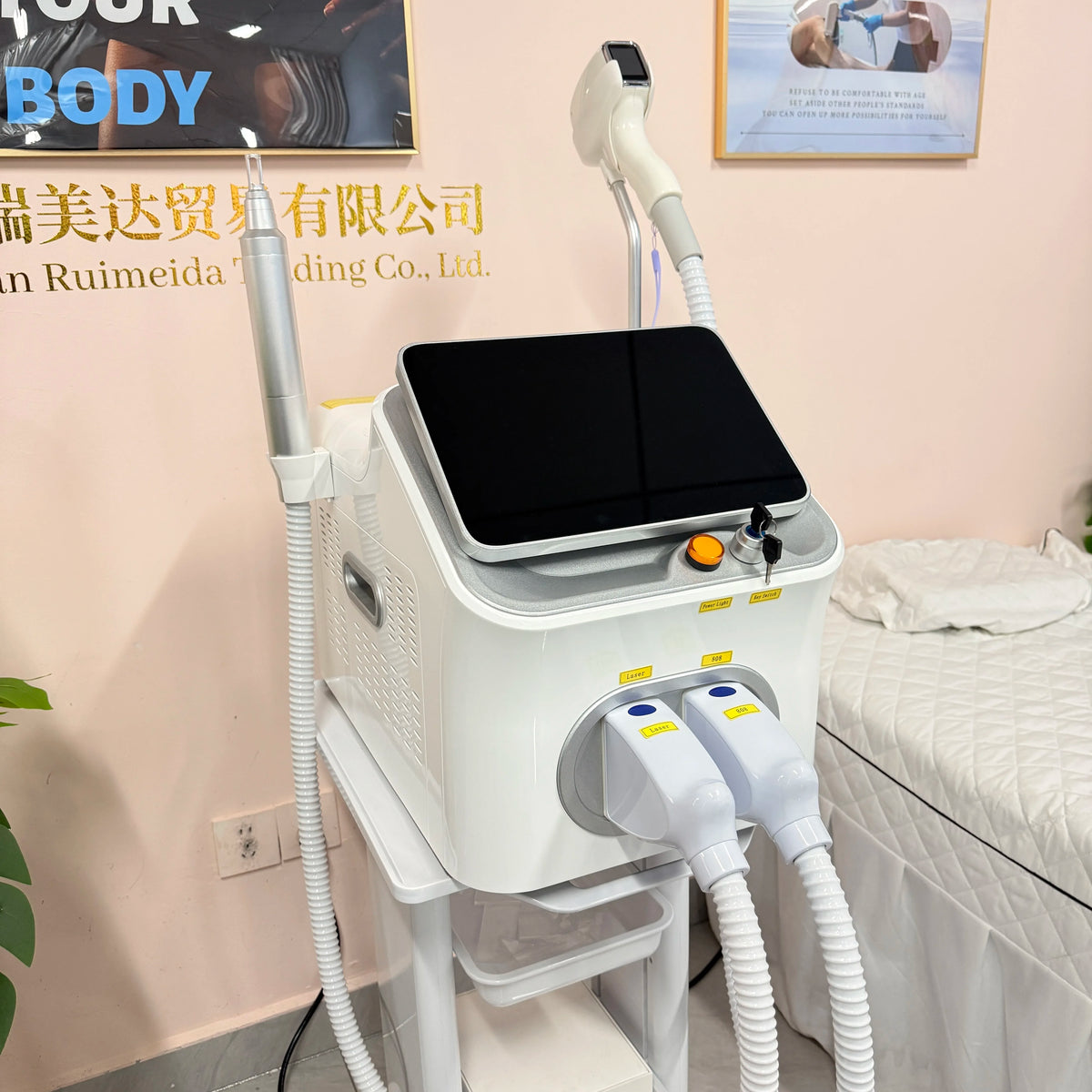 Myoslim 5000W Professional 808 Laser Hair And Tattoo Removal Machine