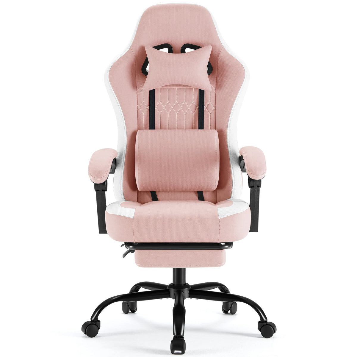 JHK Ergonomic Gaming Chair Adjustable Height Lumbar Support Home Office