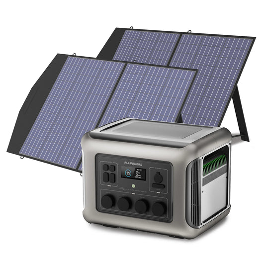 ALLPOWERS R2500 Portable Power Station With Solar Panels