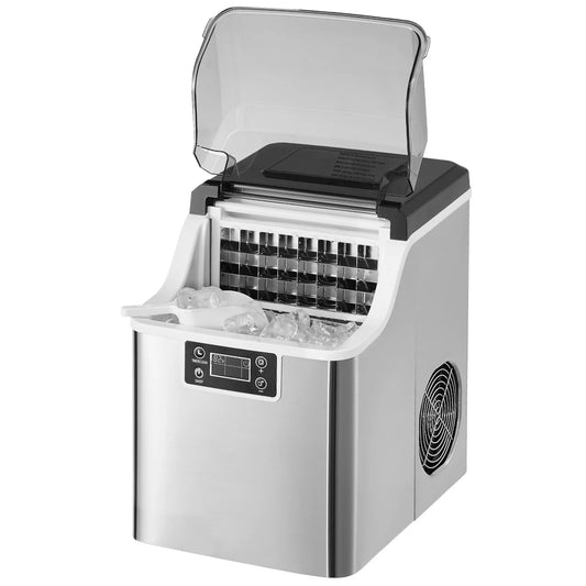 SucceBuy Countertop Ice Maker 45 Lbs Per Day Self Cleaning Portable Home Office
