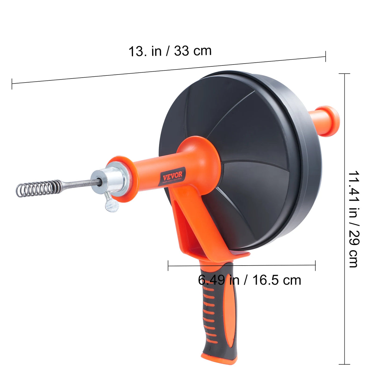 SucceBuy Drain Auger 25 Ft Manual Plumbing Snake Drill Attachment
