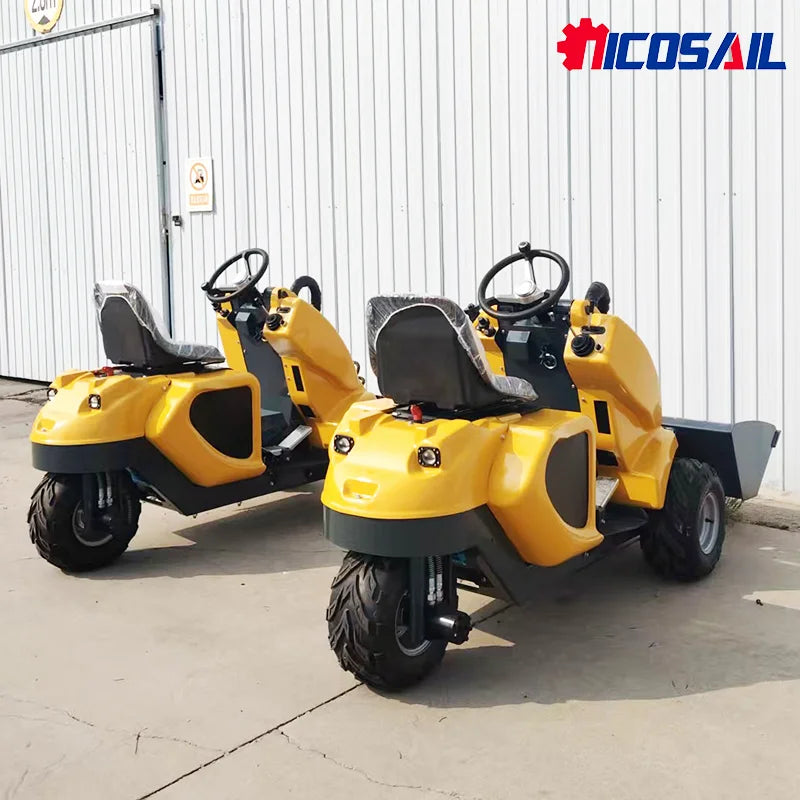 1.5 Ton Mini Three-wheel Skid Steer Loader - EPA Compliant Great For Animal Husbandry Construction & Farm EUR5 Certified