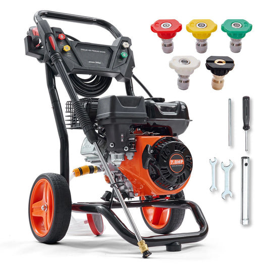 VEVOR Gas Pressure Washer 3400 PSI 2.6 GPM Aluminum Pump