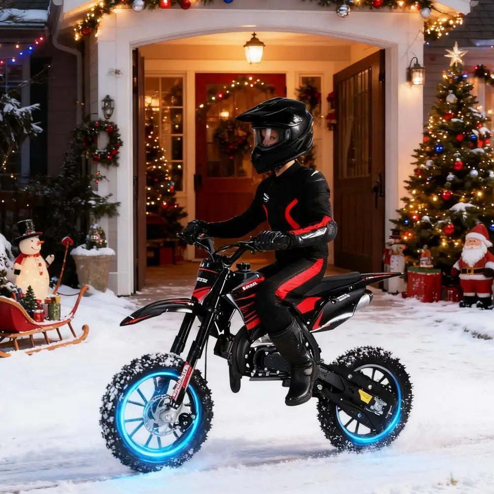 Gas Powered Kids Dirt Bike 49cc 2 Stroke Pocket Motorbike