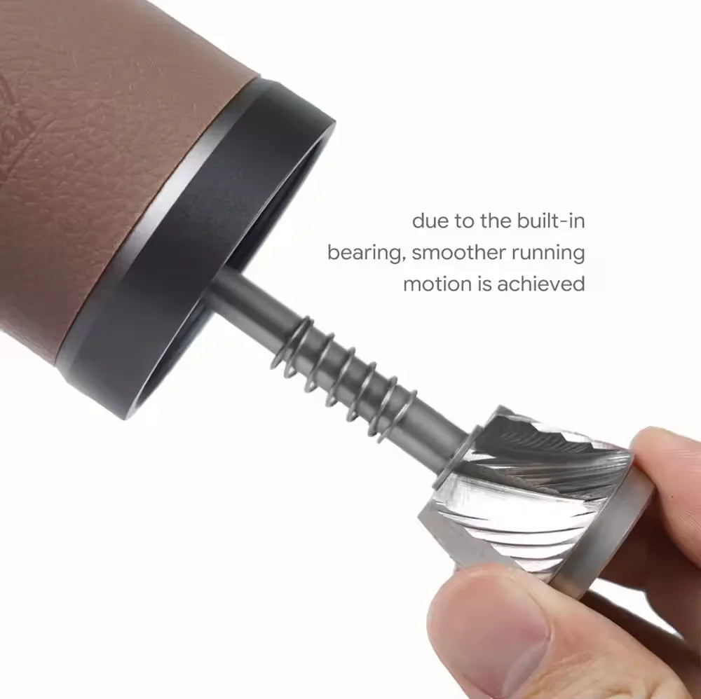 RECAFIMIL Manual Coffee Grinder CNC Adjustable Burr Stainless Steel