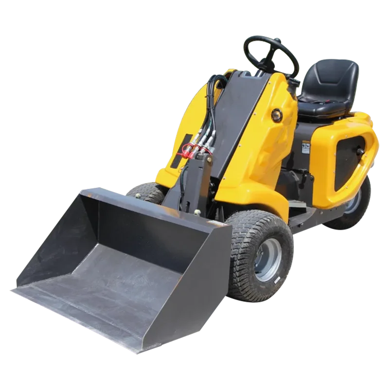 1.5 Ton Mini Three-wheel Skid Steer Loader - EPA Compliant Great For Animal Husbandry Construction & Farm EUR5 Certified