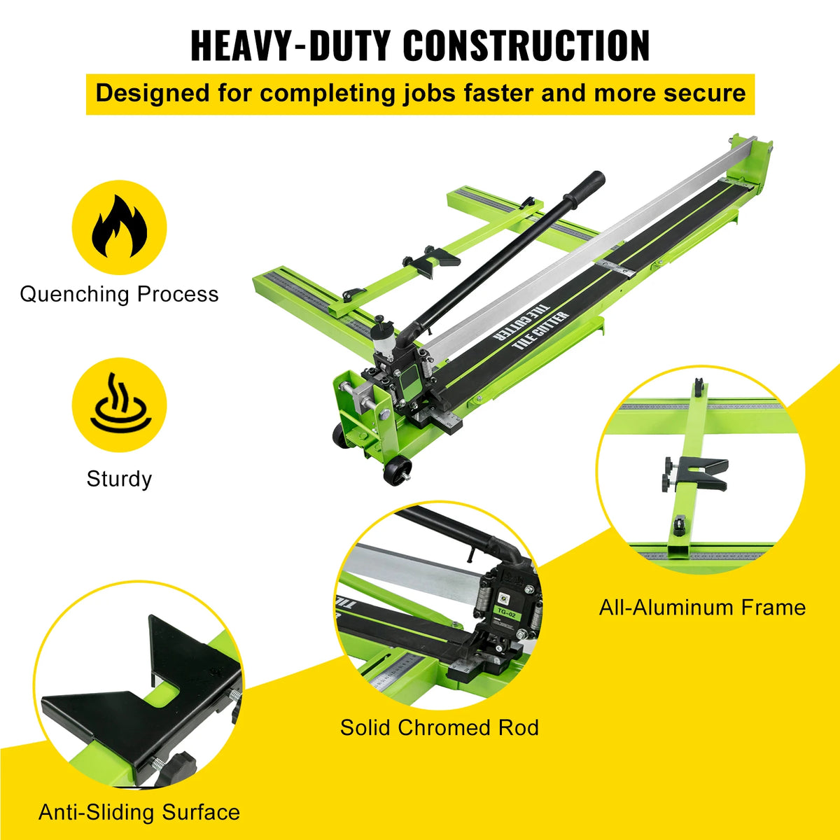 Professional Manual Tile Cutter With Infrared Laser Positioning