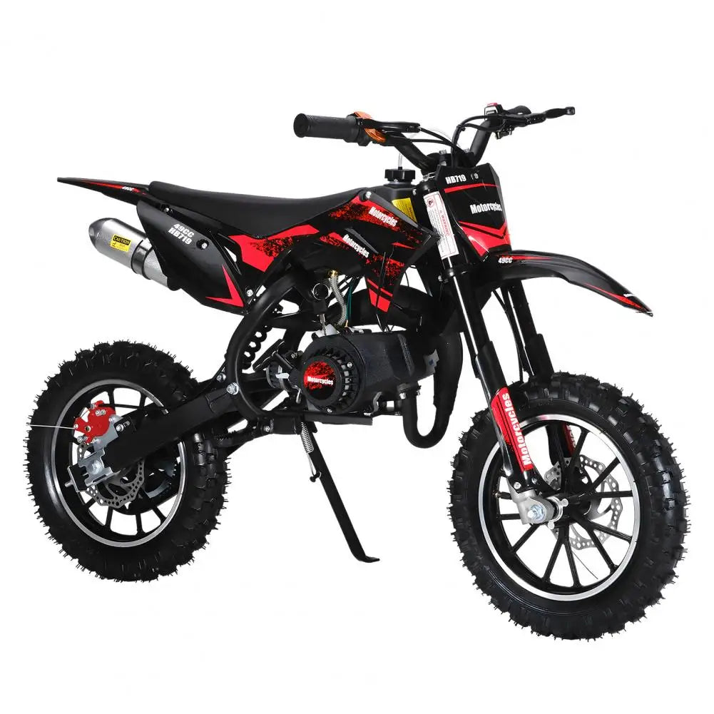 Gas Powered Kids Dirt Bike 49cc 2 Stroke Pocket Motorbike