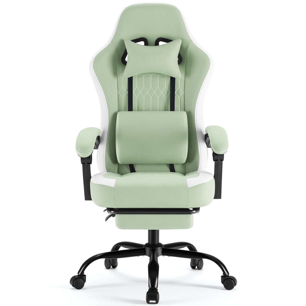 JHK Ergonomic Gaming Chair Adjustable Height Lumbar Support Home Office