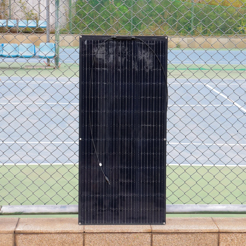 BOGUANG Semi-Flexible Solar Panel Balcony Photovoltaic PV 1500W 600W 450W 300W 150W 12 Volt | IP67 | Grade A Cells | PET | ETFE