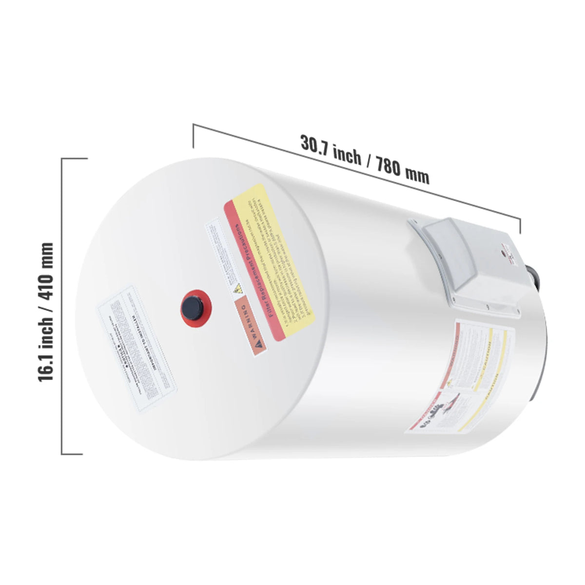 VEVOR Electric Water Heater With IPX4 Rating And Digital Display