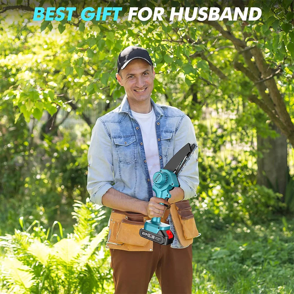 Seesii Cordless Mini Chainsaw Compatible With Makita 18V Battery