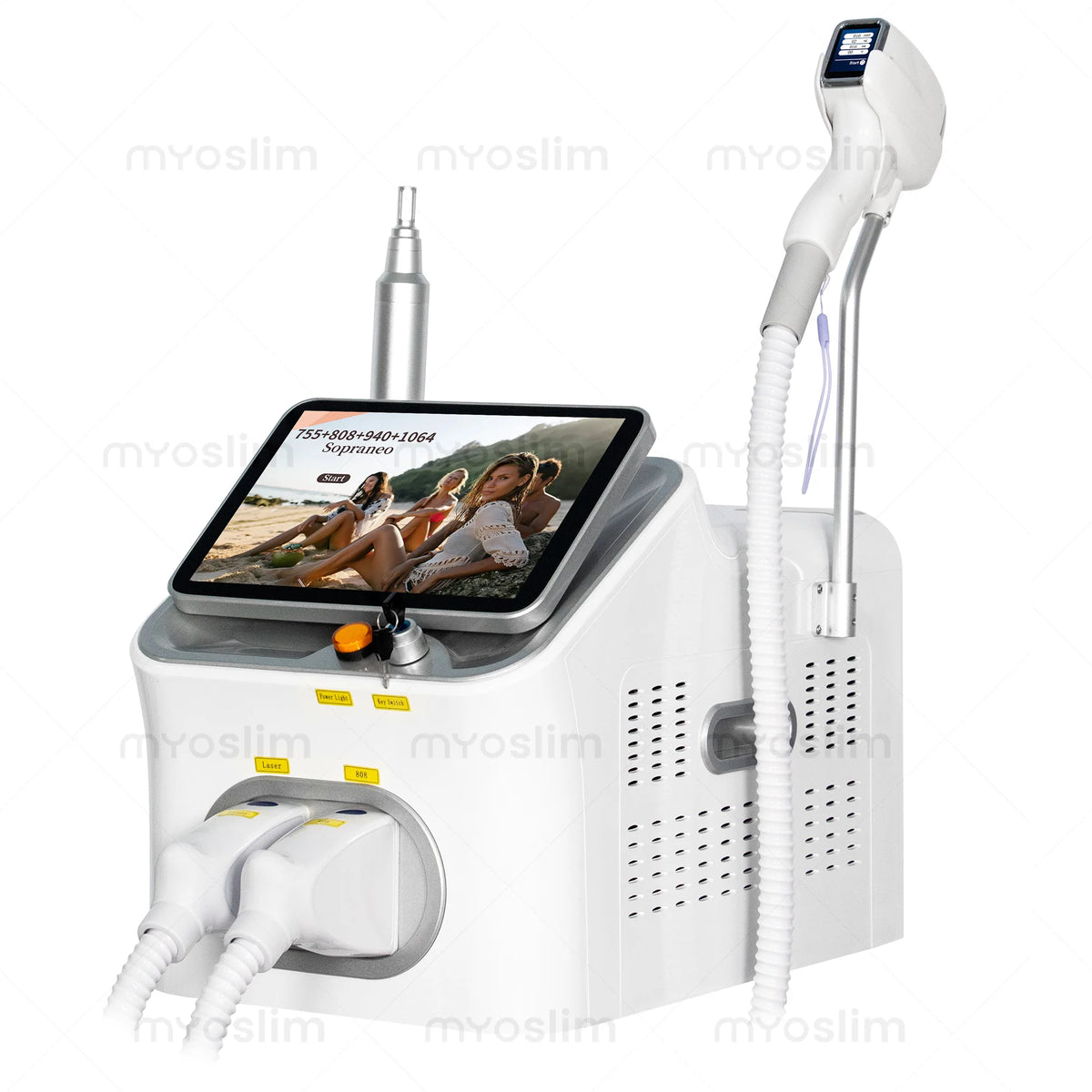 Myoslim 5000W Professional 808 Laser Hair And Tattoo Removal Machine