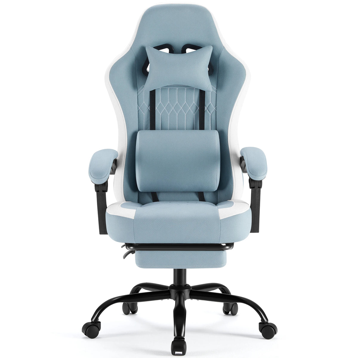 JHK Ergonomic Gaming Chair Adjustable Height Lumbar Support Home Office