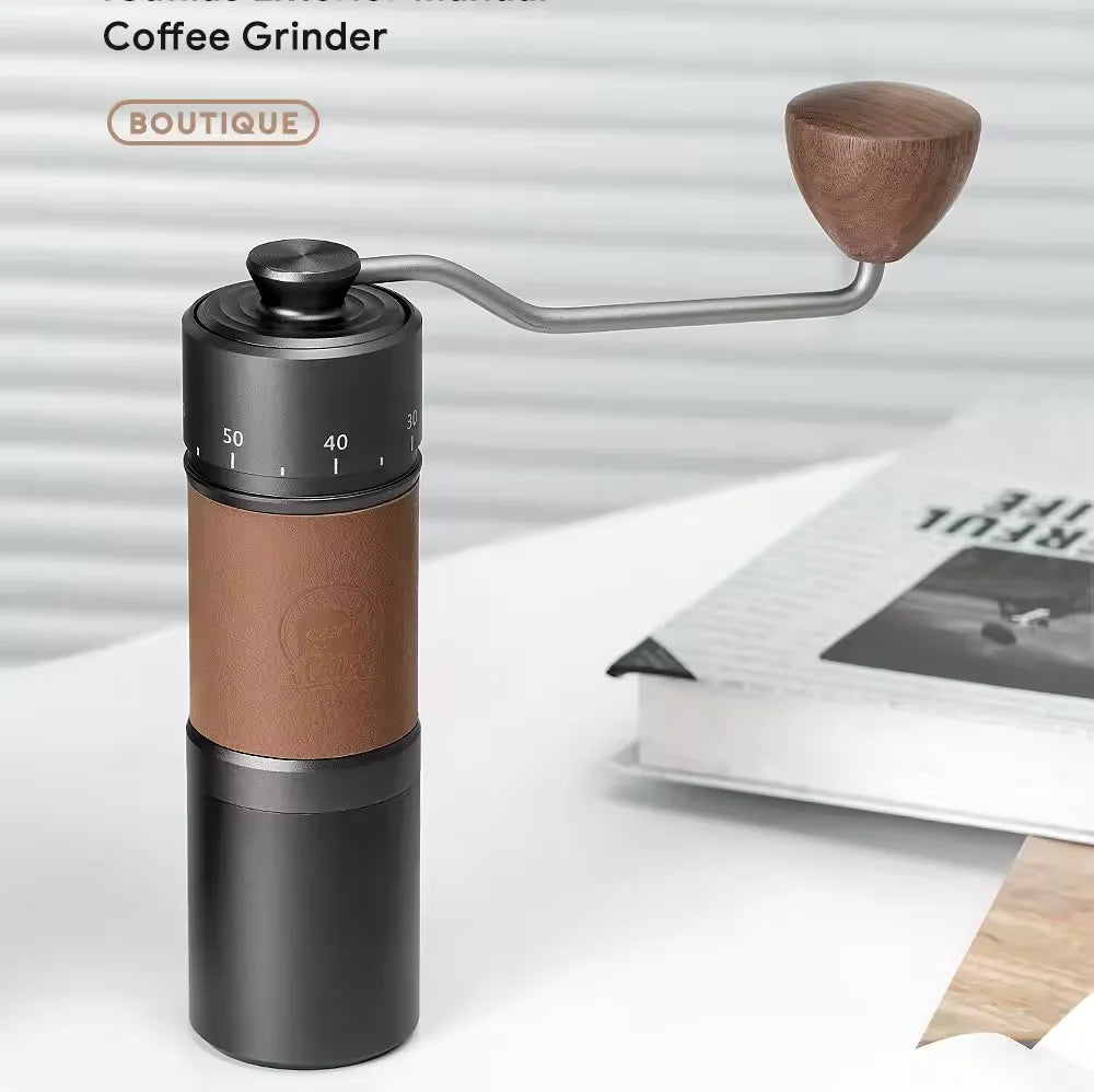 RECAFIMIL Manual Coffee Grinder CNC Adjustable Burr Stainless Steel