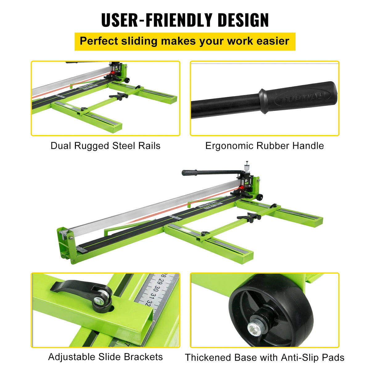 Professional Manual Tile Cutter With Infrared Laser Positioning