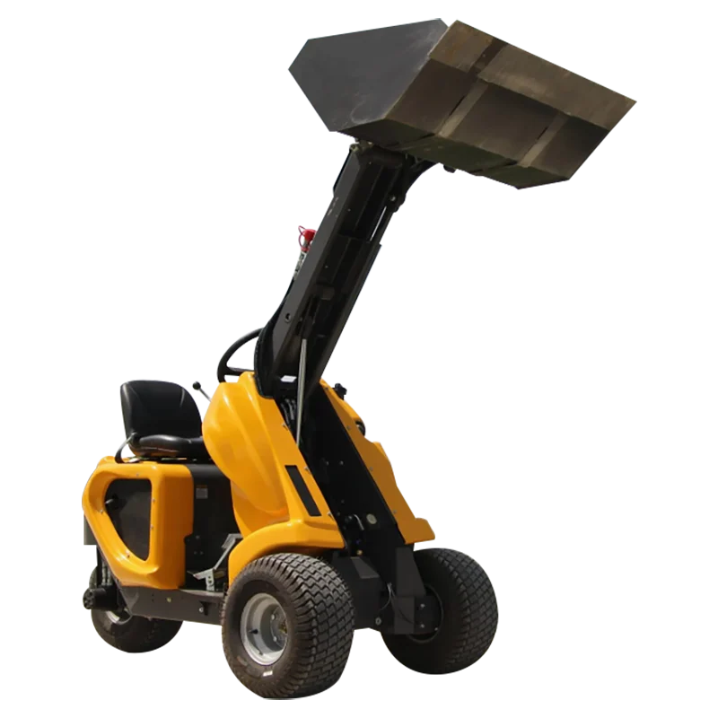 1.5 Ton Mini Three-wheel Skid Steer Loader - EPA Compliant Great For Animal Husbandry Construction & Farm EUR5 Certified